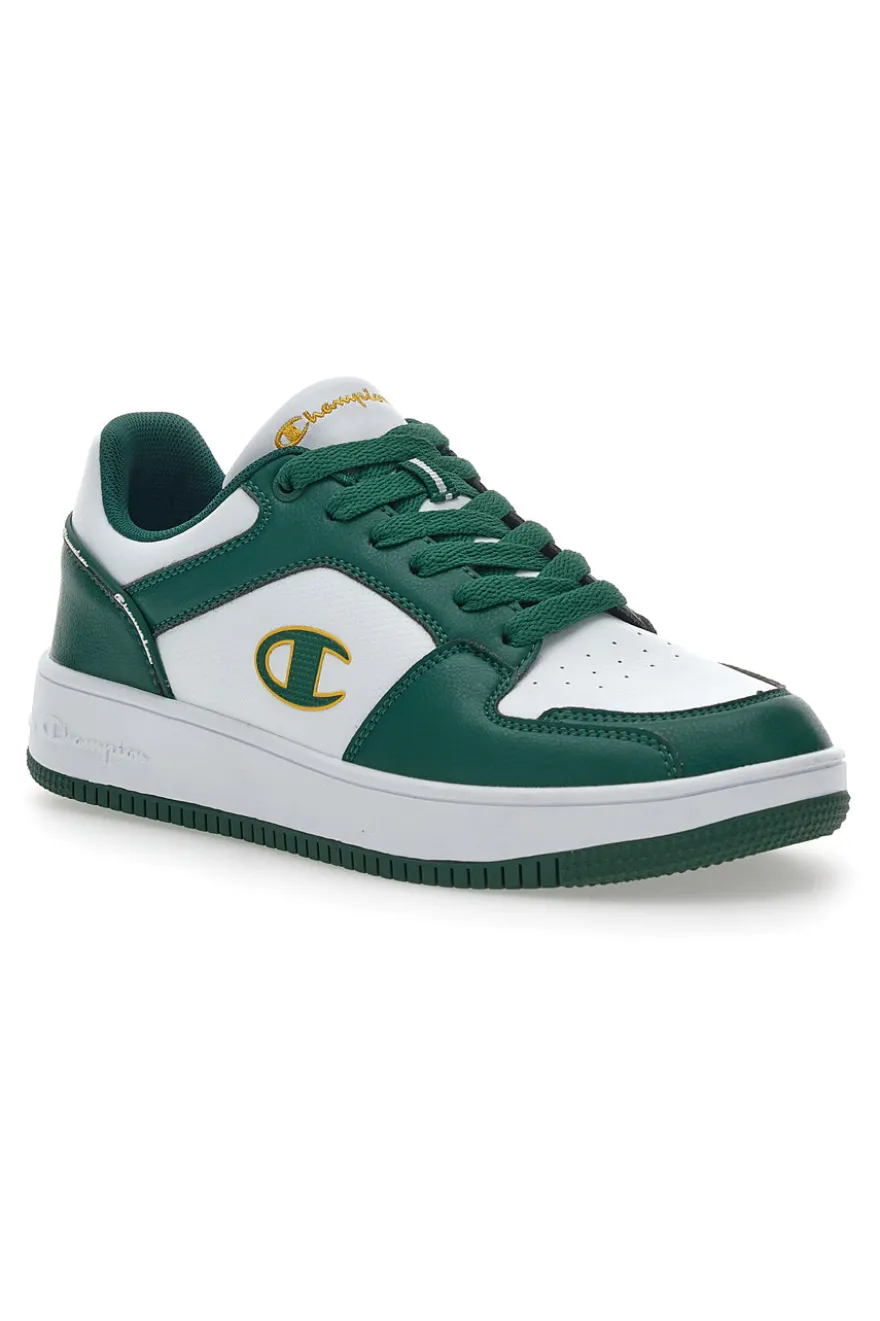 Sneakers Bianche e Verdi Champion Rebound 2.0 Low