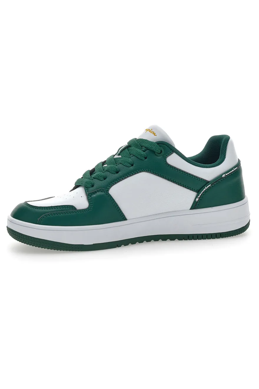 Sneakers Bianche e Verdi Champion Rebound 2.0 Low