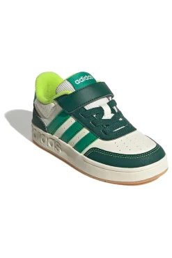 Sneakers bianche e verdi con chiusura a strappo Adidas Breakbase C