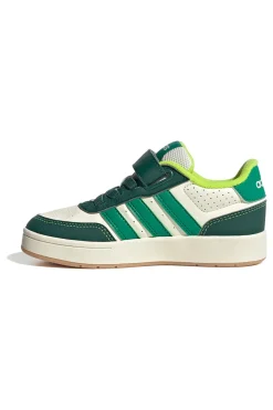 Sneakers bianche e verdi con chiusura a strappo Adidas Breakbase C