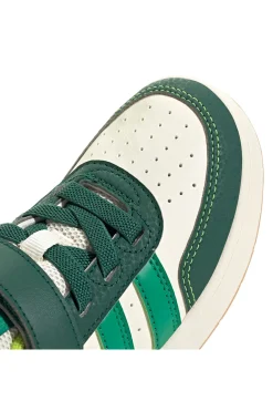 Sneakers bianche e verdi con chiusura a strappo Adidas Breakbase C