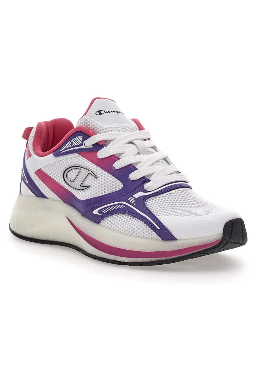 Sneakers Bianche e Viola Con Mesh Champion Vibe