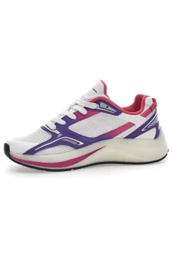 Sneakers Bianche e Viola Con Mesh Champion Vibe