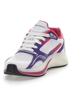 Sneakers Bianche e Viola Con Mesh Champion Vibe