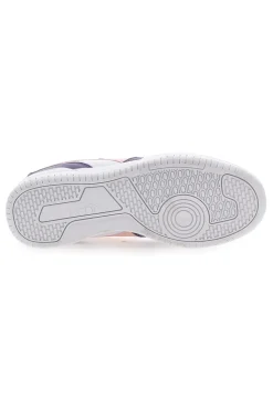 Sneakers Bianche e Viola con Logo Rosa DIADORA RAPTOR LOW SPOTTED GS