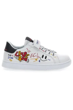 Sneakers Bianche Enrico Coveri Golden Old School