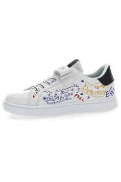 Sneakers Bianche Enrico Coveri Golden Old School