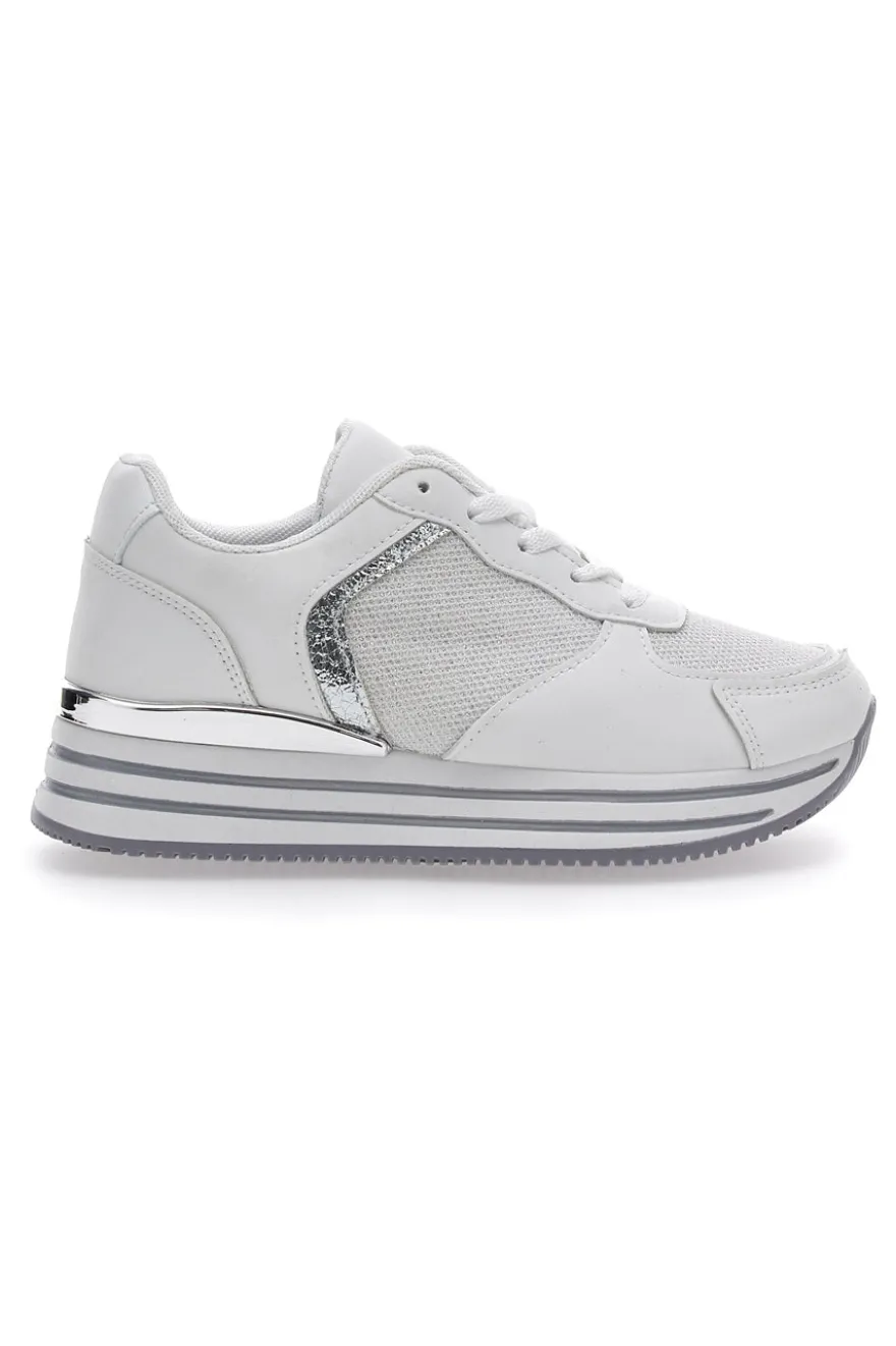 Sneakers Bianche Flatform Cafè Cost 231