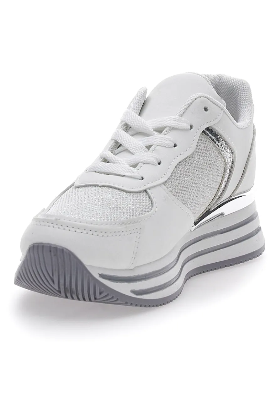 Sneakers Bianche Flatform Cafè Cost 231