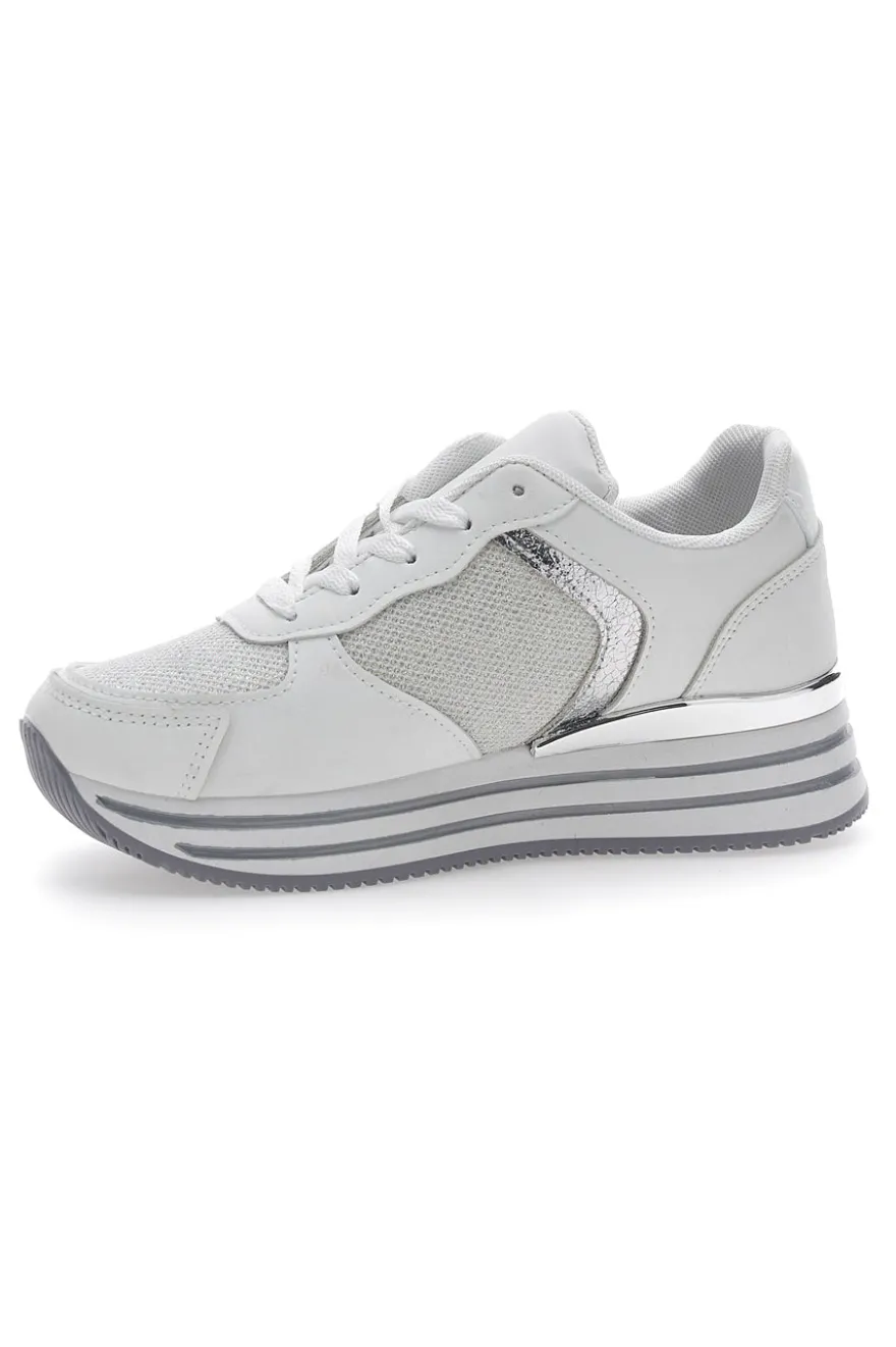 Sneakers Bianche Flatform Cafè Cost 231