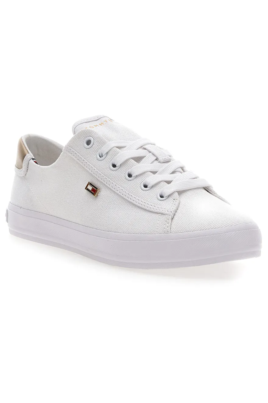 Sneakers bianche in canvas Tommy jeans Vulc Canvas