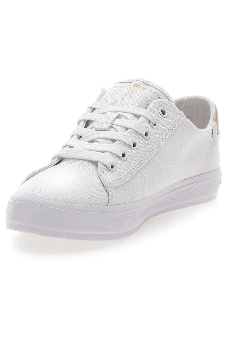 Sneakers bianche in canvas Tommy jeans Vulc Canvas