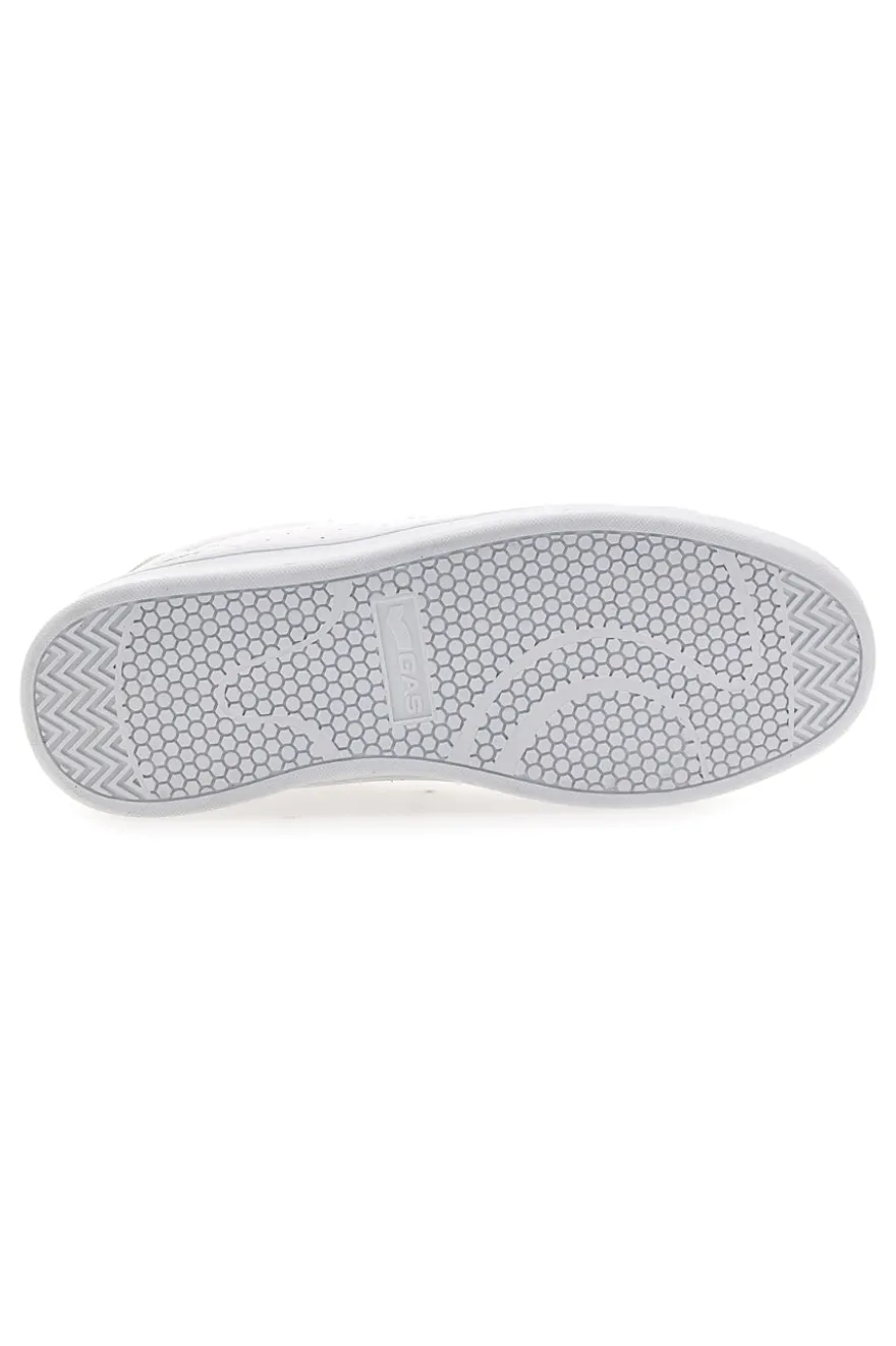 Sneakers bianche in materiale sintetico Gas 414185