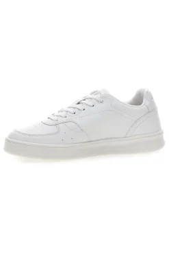 Sneakers bianche in materie sintetiche stile basket Champion Newman