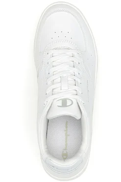 Sneakers bianche in materie sintetiche stile basket Champion Newman