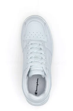 Sneakers bianche in materie sintetiche stile basket Champion RD18 2 Low