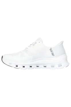 Sneakers bianche in mesh slip-ins con air-cooled memory foam Skechers Glide-Step Pro