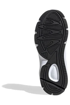 Sneakers bianche in mesh con dettagli argento e suola Cloudfoam Adidas Crazychaos 2000