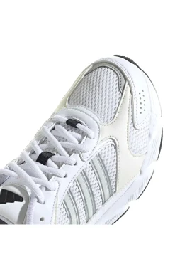 Sneakers bianche in mesh con dettagli argento e suola Cloudfoam Adidas Crazychaos 2000