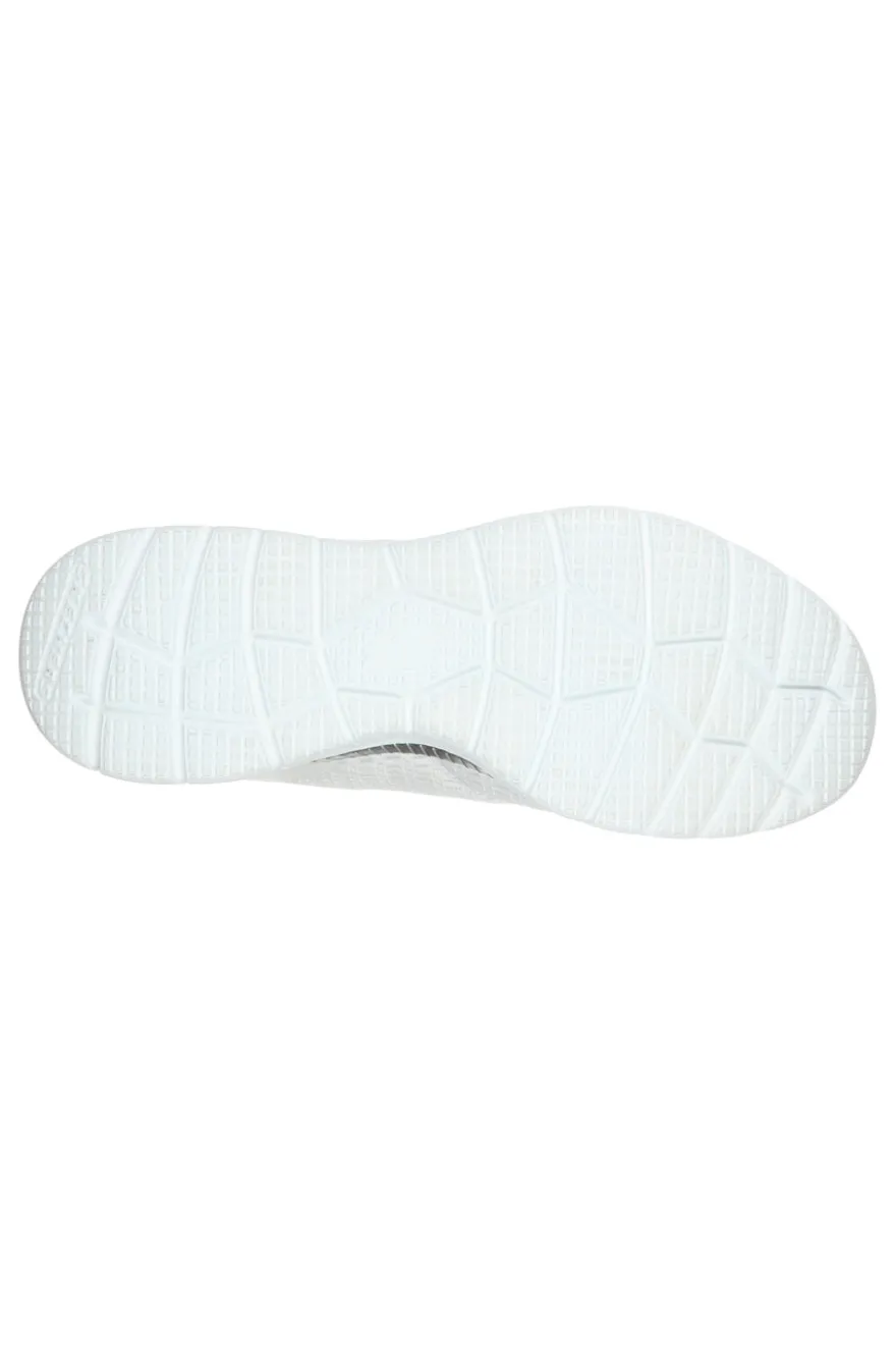 Sneakers bianche in mesh con Memory Foam Skechers Bountiful Quick Path