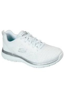Sneakers bianche in mesh con Memory Foam Skechers Bountiful Quick Path