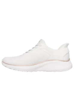 Sneakers bianche in mesh comfort Skechers Bobs Squad Chaos Current Muse