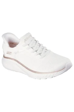 Sneakers bianche in mesh comfort Skechers Bobs Squad Chaos Current Muse