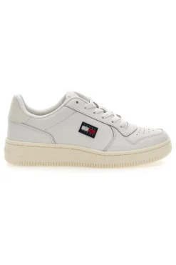 Sneakers bianche in pelle stile basket Tommy jeans TJw Basket