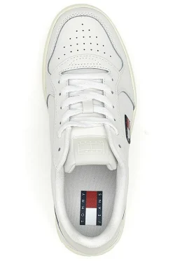 Sneakers bianche in pelle stile basket Tommy jeans TJw Basket