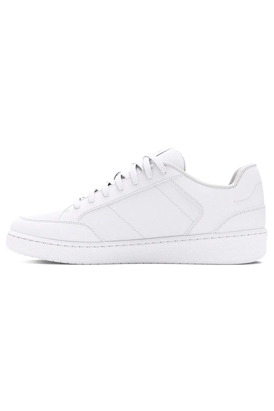 Sneakers bianche in pelle con suola comfort Under Armour W Official