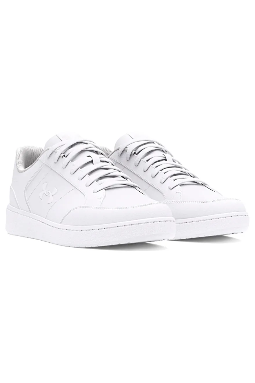 Sneakers bianche in pelle con suola comfort Under Armour W Official