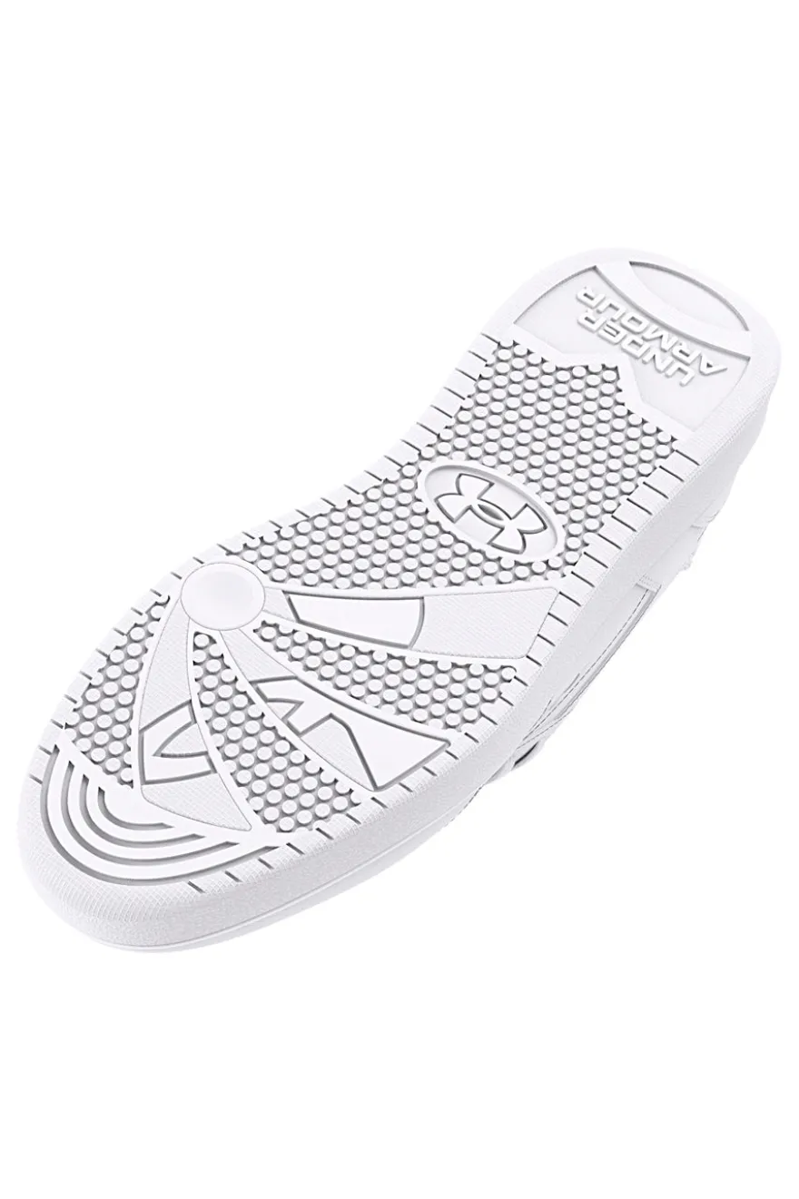 Sneakers bianche in pelle con suola comfort Under Armour W Official