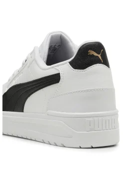 Sneakers bianche in pelle con dettagli neri Puma Shuffle Downtown