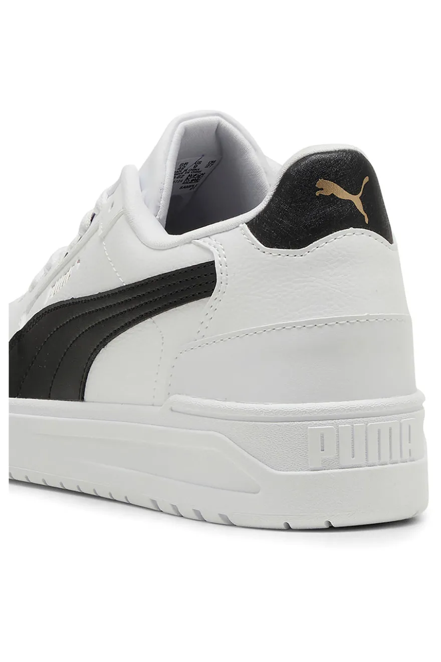 Sneakers bianche in pelle con dettagli neri Puma Shuffle Downtown