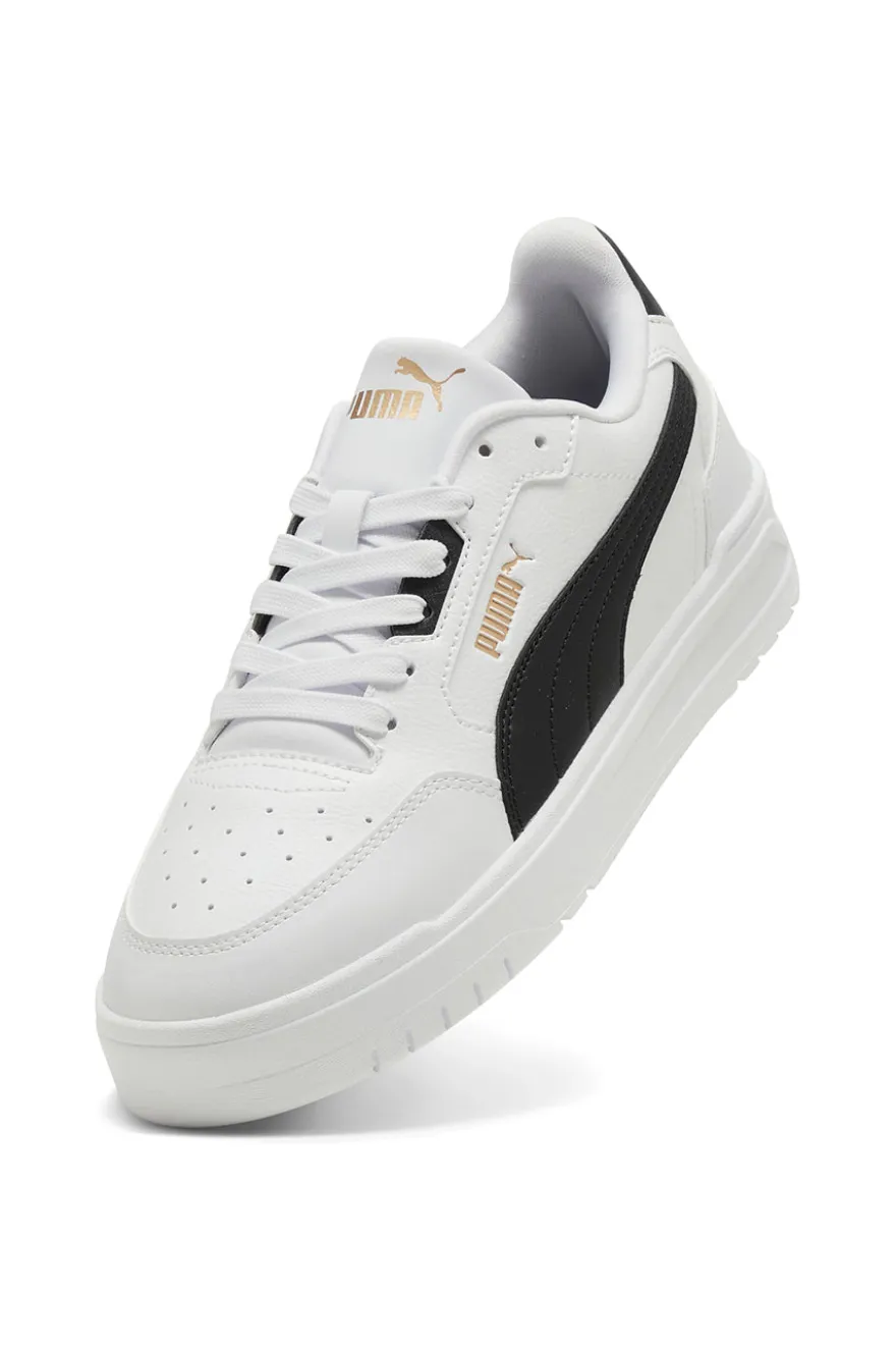 Sneakers bianche in pelle con dettagli neri Puma Shuffle Downtown