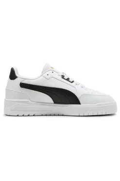 Sneakers bianche in pelle con dettagli neri Puma Shuffle Downtown