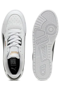Sneakers bianche in pelle con dettagli neri Puma Shuffle Downtown