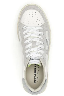 Sneakers bianche in pelle con action leather riciclata Pittarello Capsule BT261130001