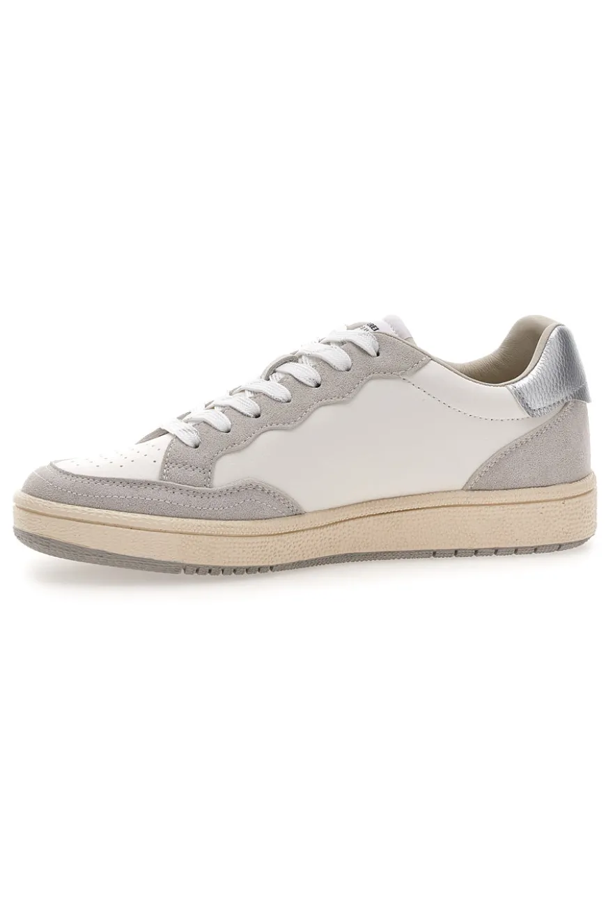 Sneakers bianche in pelle con action leather riciclata Pittarello Capsule BT261130001