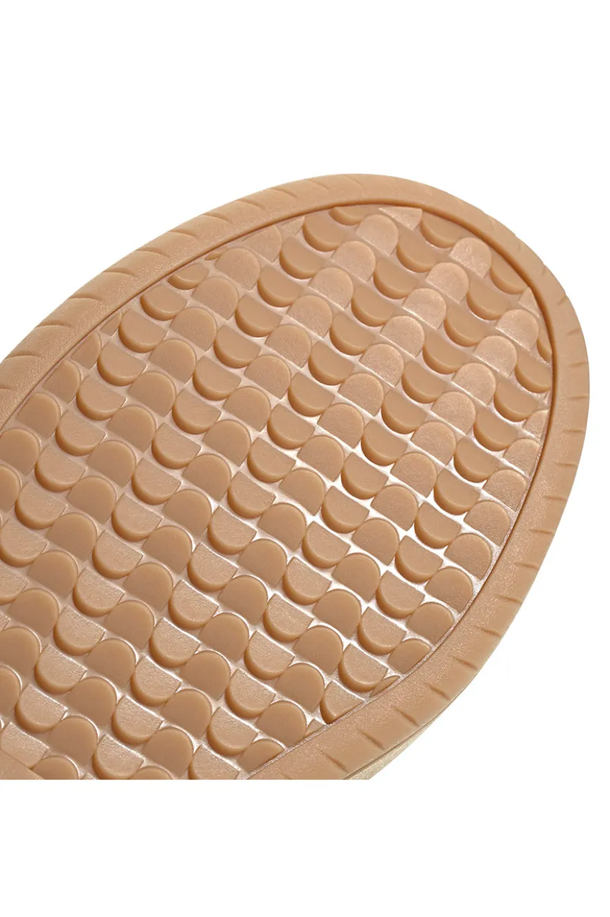 Sneakers bianche in pelle con strisce verdi Adidas Barreda