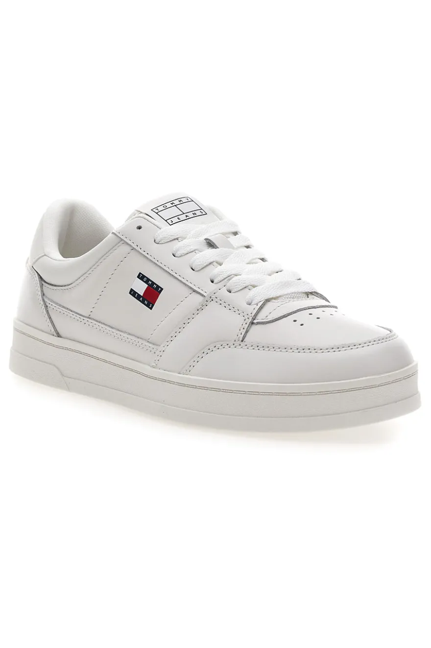 Sneakers bianche in pelle con soletta estraibile Tommy jeans The greenwich new ess