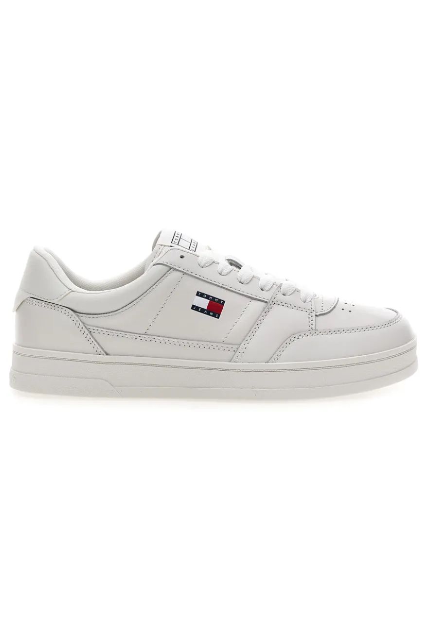 Sneakers bianche in pelle con soletta estraibile Tommy jeans The greenwich new ess