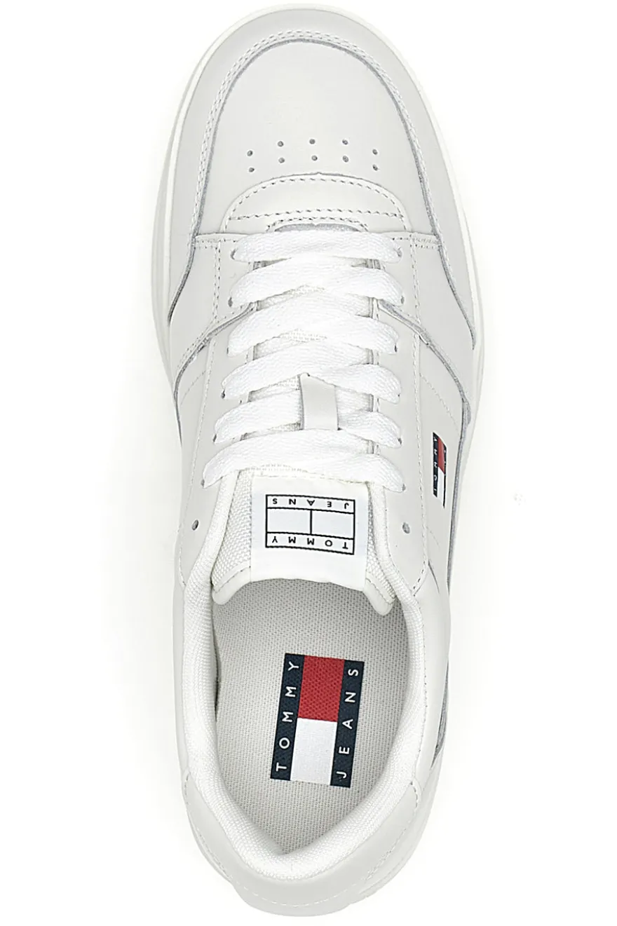Sneakers bianche in pelle con soletta estraibile Tommy jeans The greenwich new ess