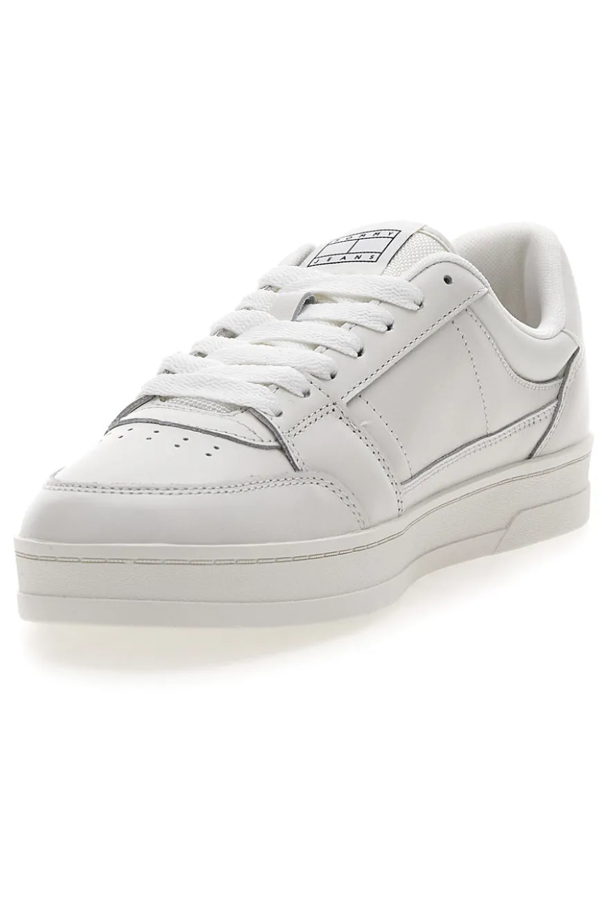 Sneakers bianche in pelle con soletta estraibile Tommy jeans The greenwich new ess