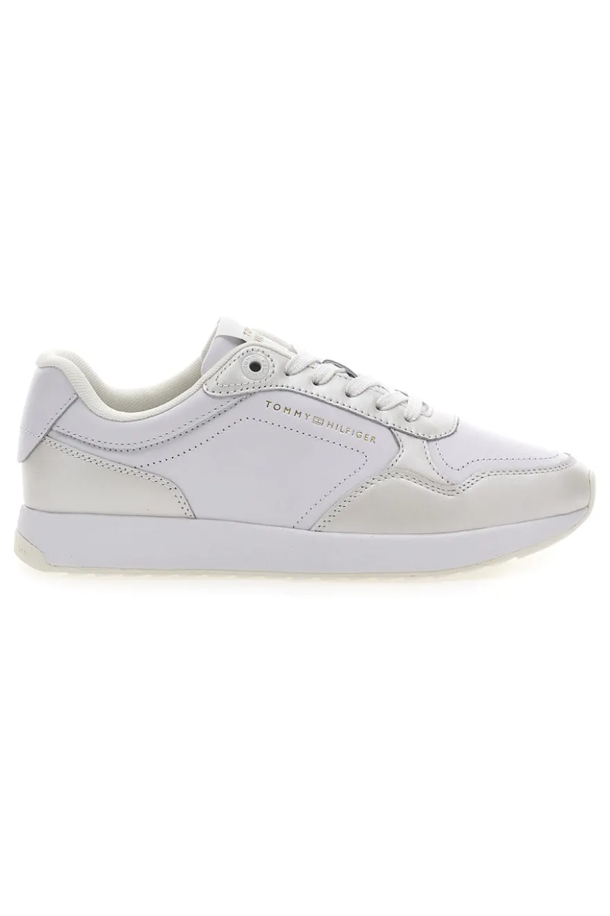 Sneakers bianche in pelle stile casual Tommy jeans Th Chic