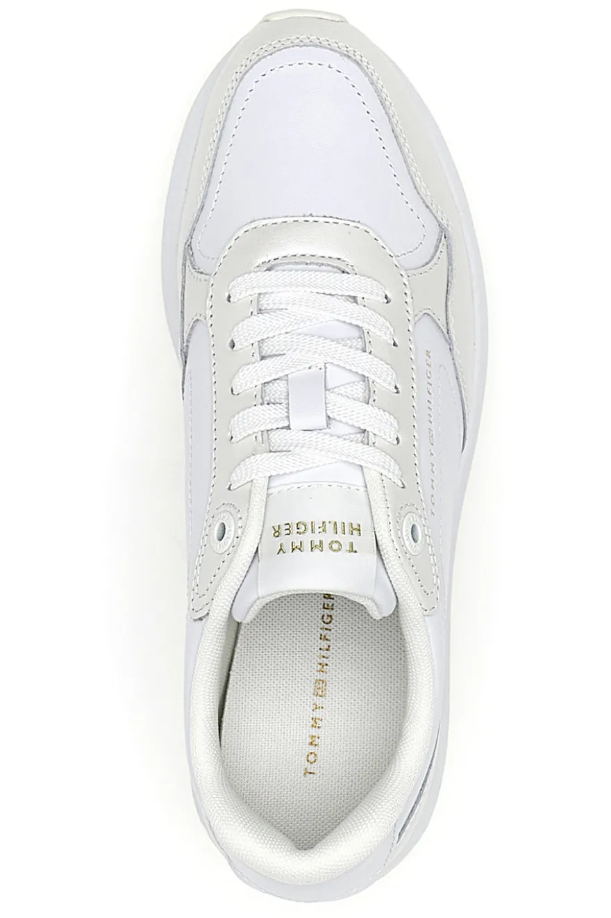 Sneakers bianche in pelle stile casual Tommy jeans Th Chic