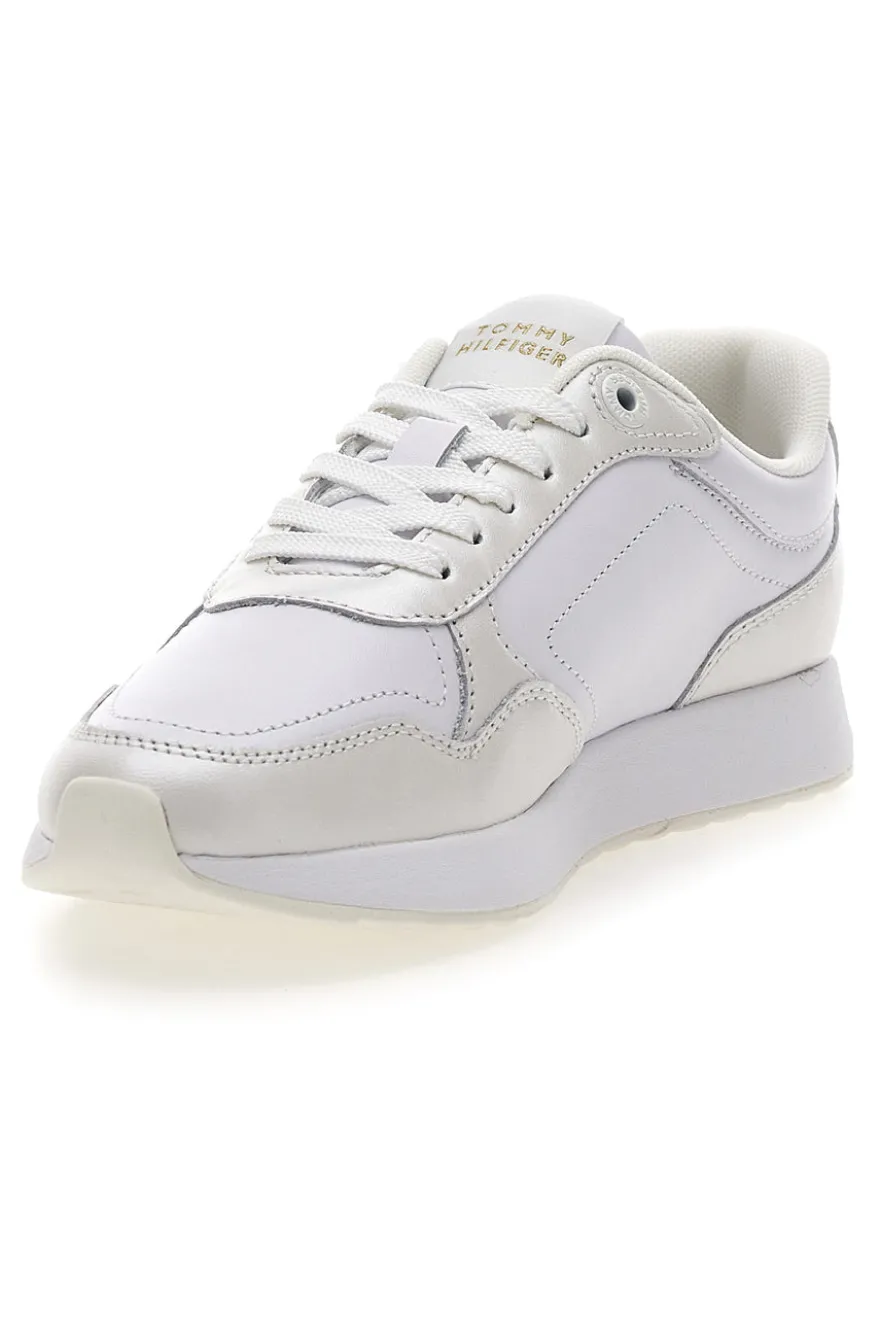 Sneakers bianche in pelle stile casual Tommy jeans Th Chic