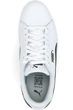 Sneakers bianche in pelle con logo nero Puma Smash 3.0 L