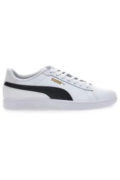 Sneakers bianche in pelle con logo nero Puma Smash 3.0 L