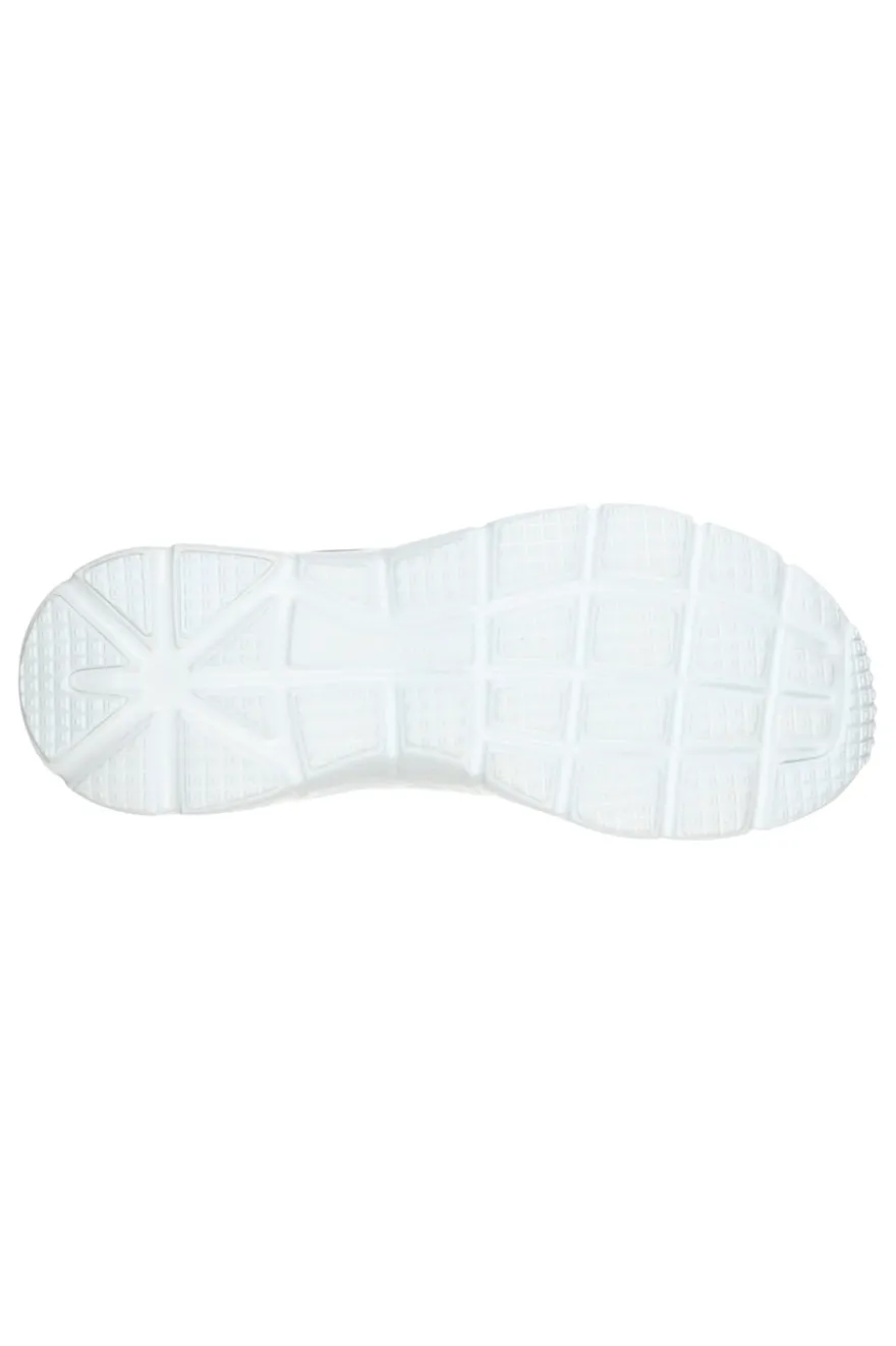 Sneakers bianche in pelle con Memory Foam Skechers Fashion Fit Effortless
